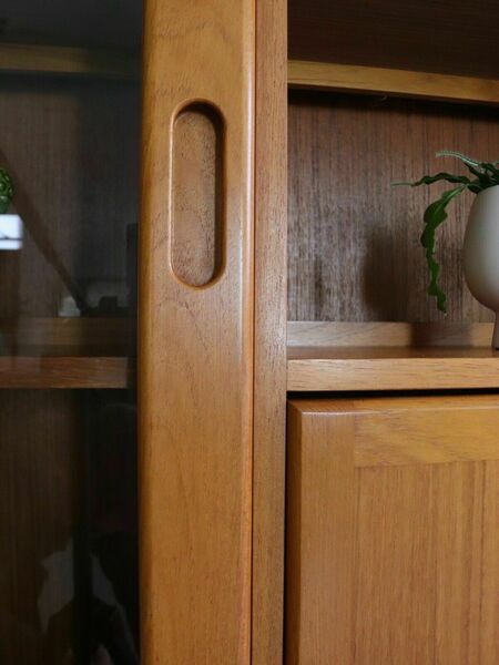 Dyrlund Teak Danish Teak Display Cabinet Storage
