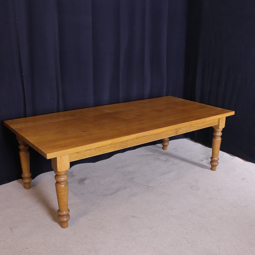 Large Dining Table Bespoke Large Solid Oak Refectory French Farmhouse 10/12 Seat