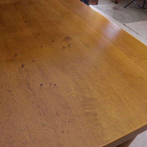 Large Dining Table Bespoke Large Solid Oak Refectory French Farmhouse 10/12 Seat