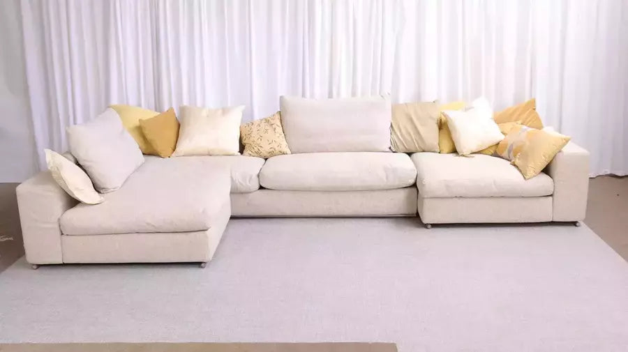 Large Flexform 'Groundpiece' Luxury Modular Sofa Italian