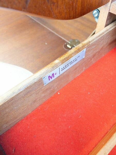 McIntosh Teak Envelope Sideboard: Unique 1970s Design Mid Century Danish