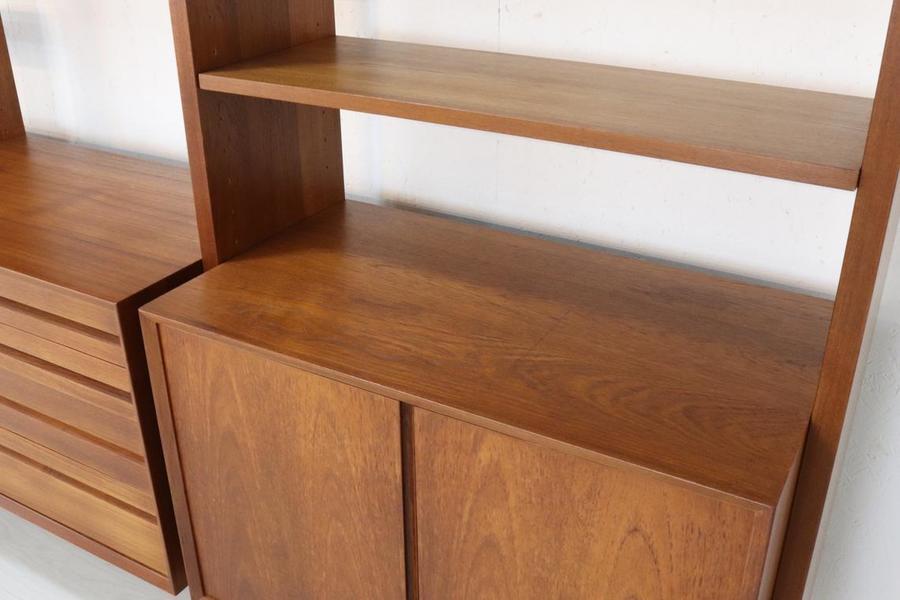Mid Century Danish Teak Cado Room Divider, Poul Cadovius Modular Wall Unit Retro Sideboard Display Shelving Storage Rare Model