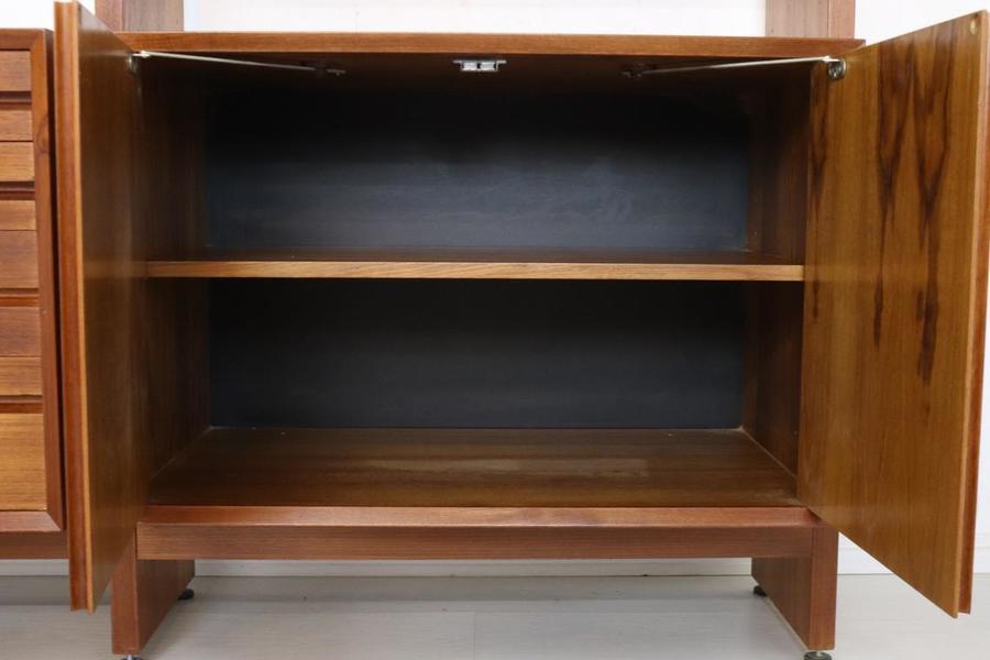Mid Century Danish Teak Cado Room Divider, Poul Cadovius Modular Wall Unit Retro Sideboard Display Shelving Storage Rare Model