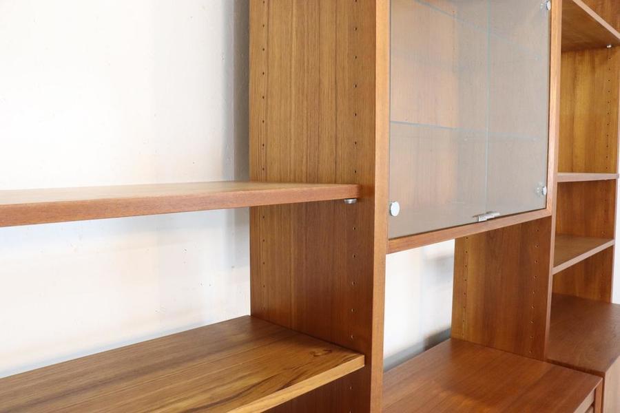 Mid Century Danish Teak Cado Room Divider, Poul Cadovius Modular Wall Unit Retro Sideboard Display Shelving Storage Rare Model