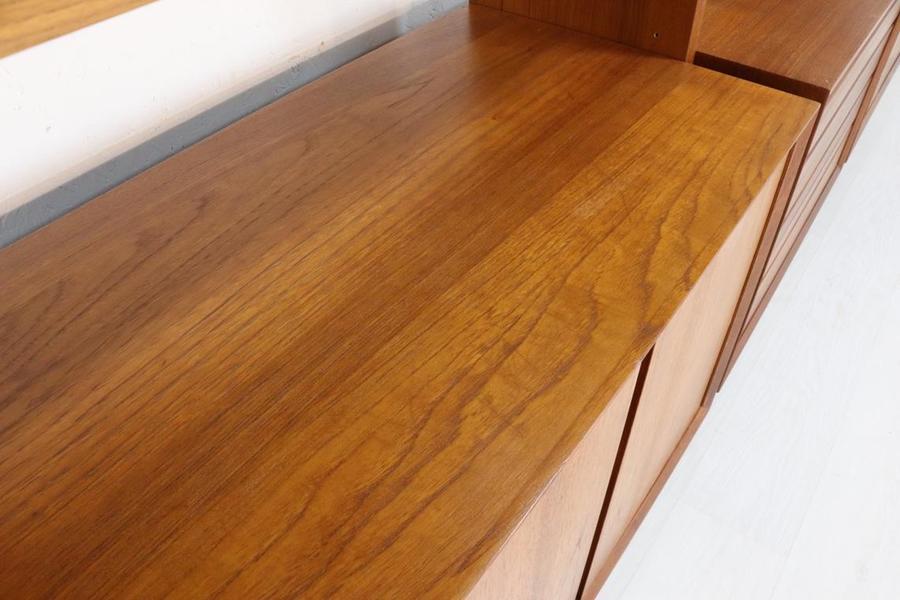 Mid Century Danish Teak Cado Room Divider, Poul Cadovius Modular Wall Unit Retro Sideboard Display Shelving Storage Rare Model