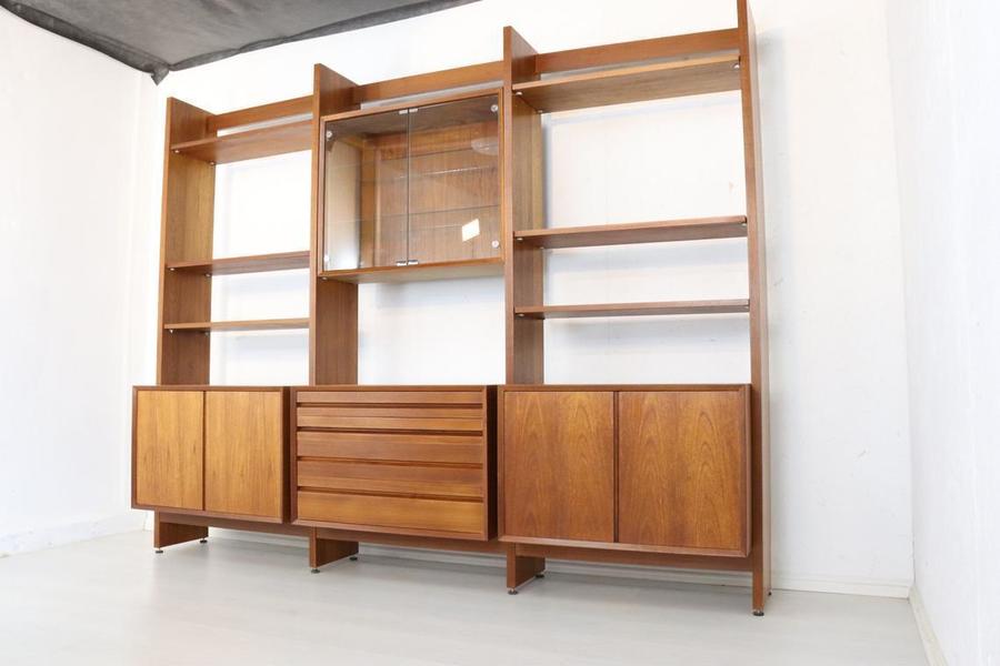 Mid Century Danish Teak Cado Room Divider, Poul Cadovius Modular Wall Unit Retro Sideboard Display Shelving Storage Rare Model