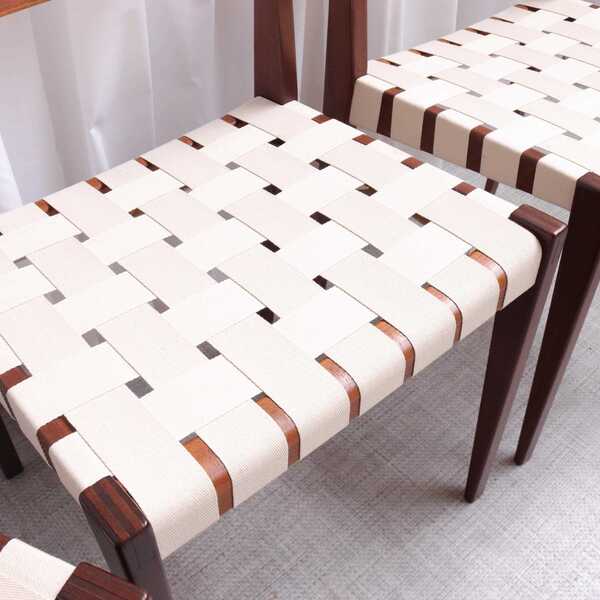 Mid Century Dining Set By Poul Carovius Pia Chairs Rare Model Scandinavian Danish Design Danish