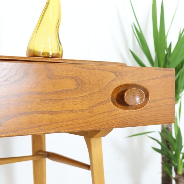 Mid Century Ercol Compact Writing Desk Model 437 Stunning Condition Vintage Furniture