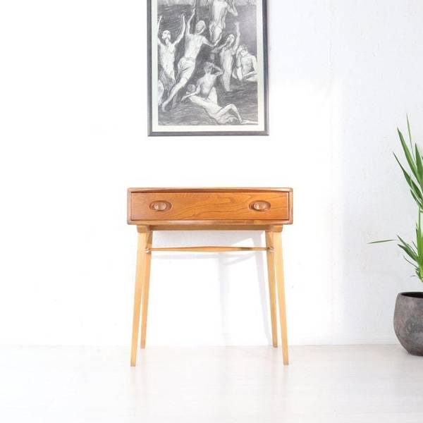 Mid Century Ercol Compact Writing Desk Model 437 Stunning Condition Vintage Furniture