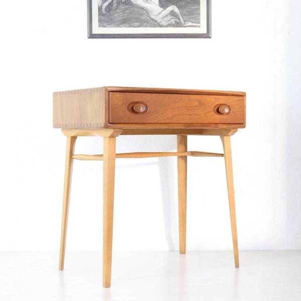 Mid Century Ercol Compact Writing Desk Model 437 Stunning Condition Vintage Furniture