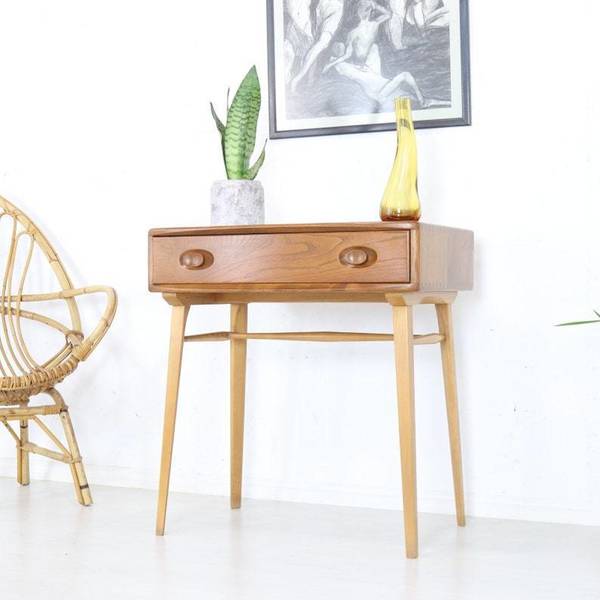 Mid Century Ercol Compact Writing Desk Model 437 Stunning Condition Vintage Furniture