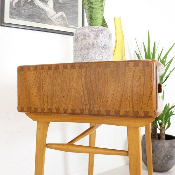 Mid Century Ercol Compact Writing Desk Model 437 Stunning Condition Vintage Furniture