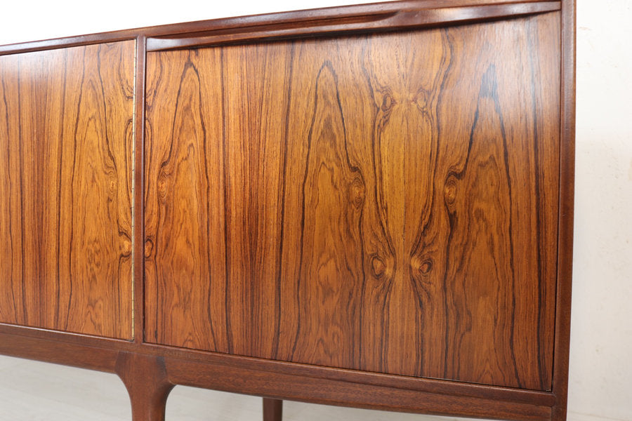 Mid Century Mc Intosh Sideboard Rosewood “Torpedo” Model Danish Style Original Retro Furniture In Stunning Refinished