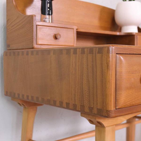 Mid Century Mid Century Ercol Blonde Compact Writing Desk Model 437
