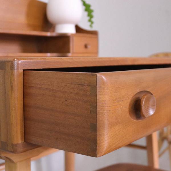 Mid Century Mid Century Ercol Blonde Compact Writing Desk Model 437