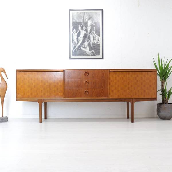 Mid Century Rare Dunoon McIntosh Of Kirkcaldy Teak Sideboard Vintage Furniture