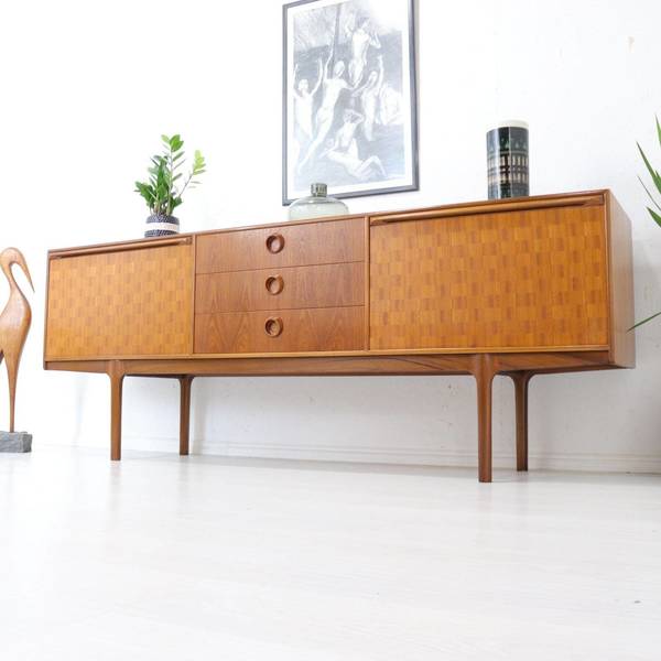 Mid Century Rare Dunoon McIntosh Of Kirkcaldy Teak Sideboard Vintage Furniture