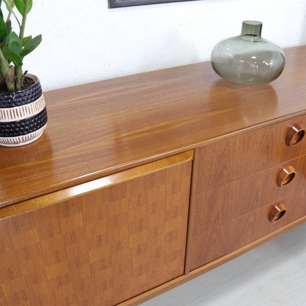 Mid Century Rare Dunoon McIntosh Of Kirkcaldy Teak Sideboard Vintage Furniture