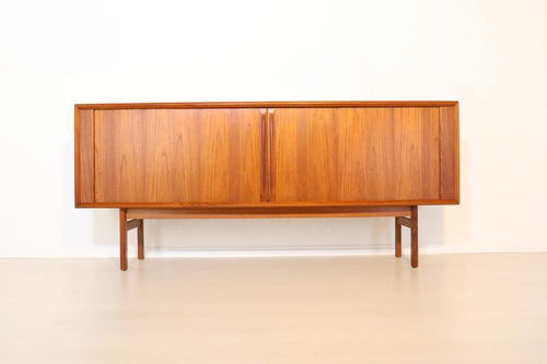 Mid Century Sideboard Bernhard Pedersen & Sons Sideboard Danish Teak Tambour Doors Retro Vintage Designer Furniture Stunning