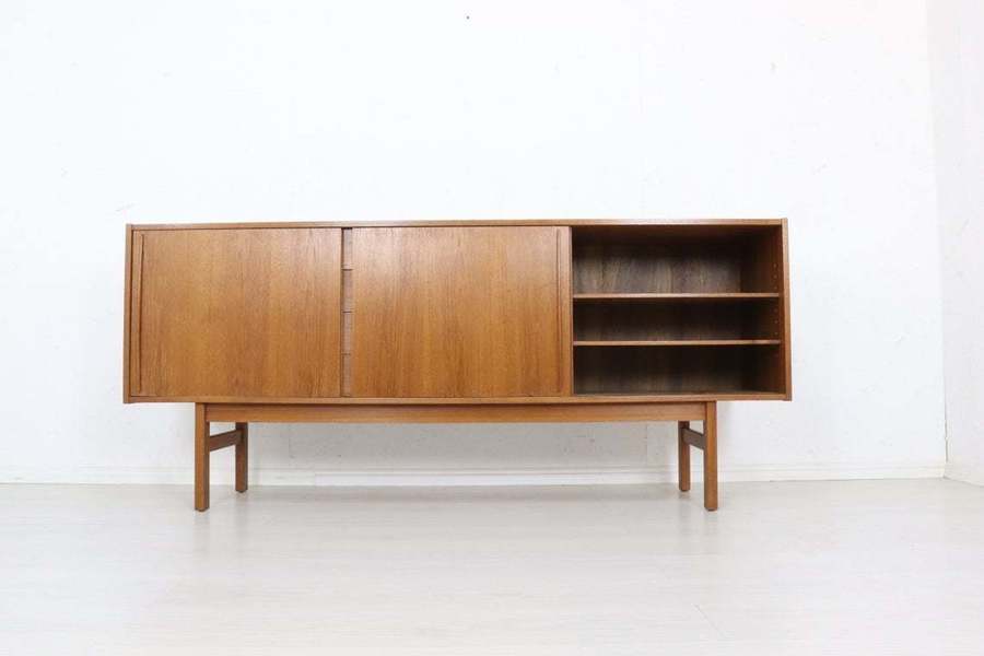 Mid Century Teak Sideboard Bernhard Pedersen & Sons, Danish Made And Stunning Quality And Condition, Retro Vintage Designer Furniture