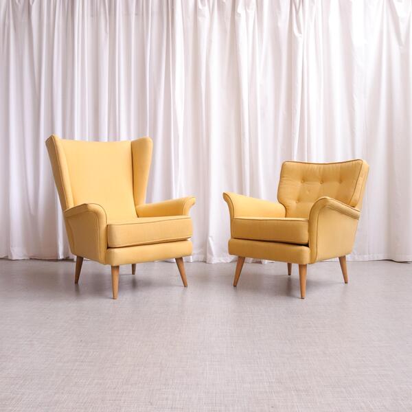 Original British Vintage Wing Armchair By Howard Keith Chair Cocktail Chair Mid Century Danish Lounge Chair