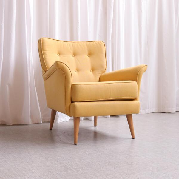 Original British Vintage Wing Armchair By Howard Keith Chair Cocktail Chair Mid Century Danish Lounge Chair