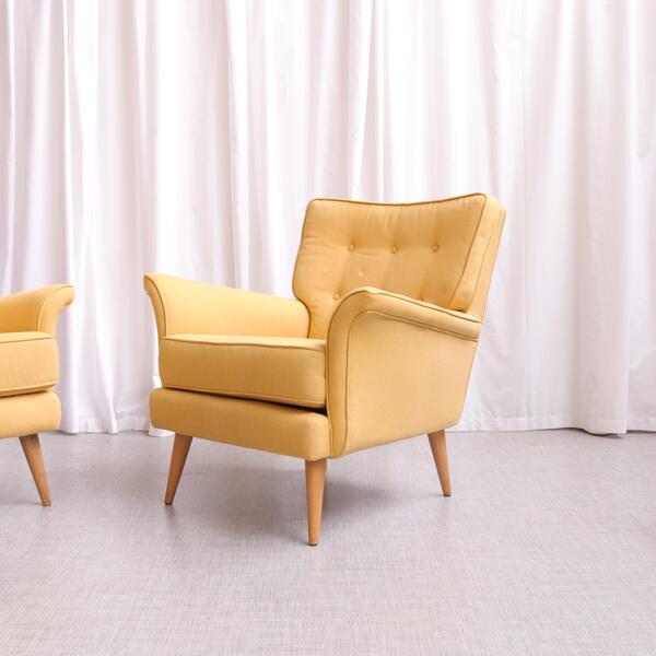 Original British Vintage Wing Armchair By Howard Keith Chair Cocktail Chair Mid Century Danish Lounge Chair