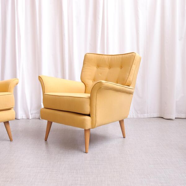 Original British Vintage Wing Armchair By Howard Keith Chair Cocktail Chair Mid Century Danish Lounge Chair