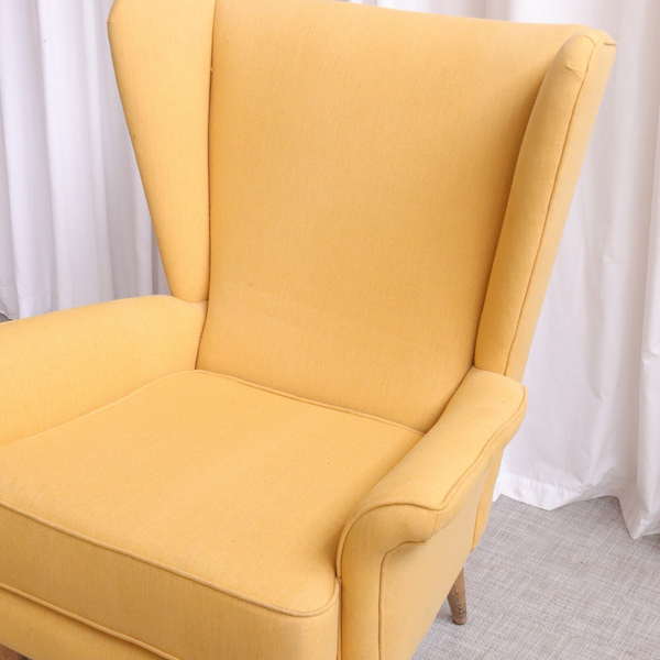 Original Vintage Wing Armchair By Howard Keith Chair 6334