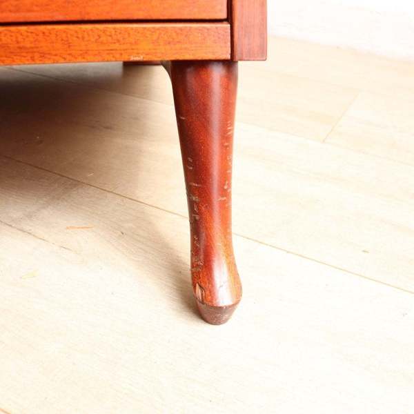 Post Modern Teak Tall Curved Drawer Cabinet By Umberto Agnago For Giorgetti, Italian Designer Furniture, 80s High End Jewellery Storage