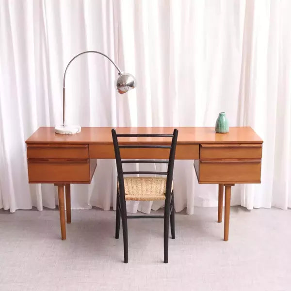 Retro/Vintage Mid Century Teak Desk/Dressing Table By Avalon Furniture Courier