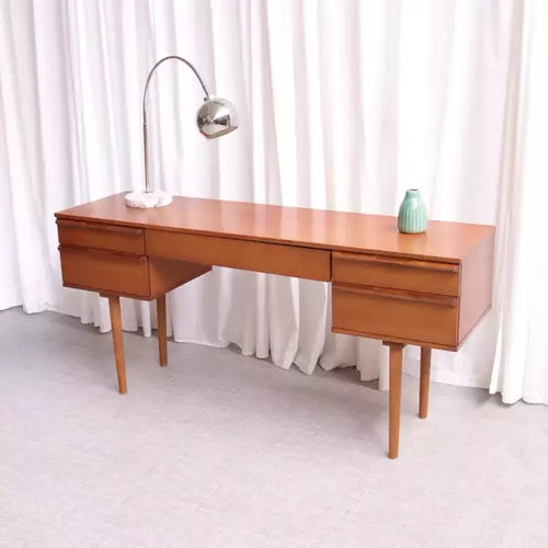 Retro/Vintage Mid Century Teak Desk/Dressing Table By Avalon Furniture Courier
