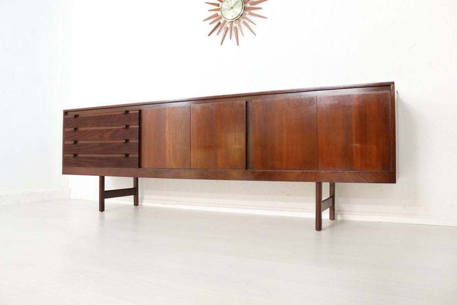 Stunning Rare Mid Century Sideboard By White And Newton Long High Quality Example Of Teak Credenza Retro 60s Style Immaculate