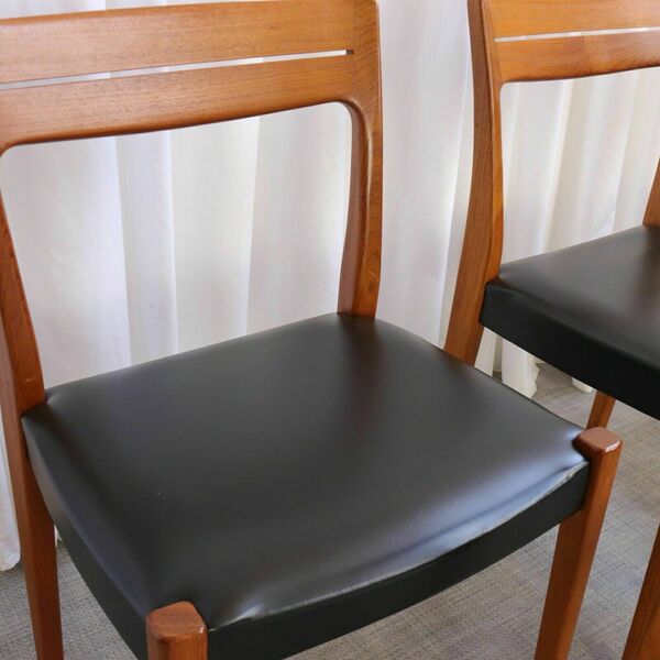 Stunning Set 6 Teak Vintage Scandinavian Svengards Dining Chairs Swedish Danish