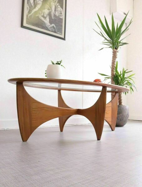 Vintage Fresco G Plan Coffee Table Astro Teak Mid Century Oval Shape Stunning