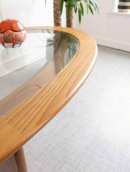 Vintage Fresco G Plan Coffee Table Astro Teak Mid Century Oval Shape Stunning