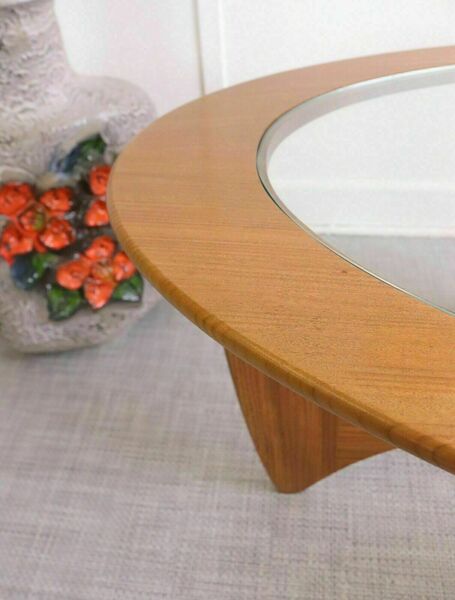 Vintage Fresco G Plan Coffee Table Astro Teak Mid Century Oval Shape Stunning