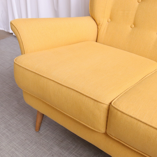 Vintage Mid Century Howard Keith Sofa 3 Seater 6358