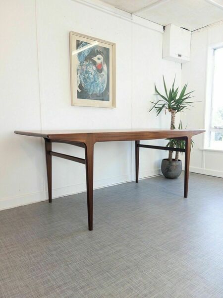 Younger Dining Table Fonseca Rectangle Plank Teak Vintage Mid Century Retro Mcm