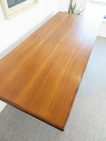 Younger Dining Table Fonseca Rectangle Plank Teak Vintage Mid Century Retro Mcm