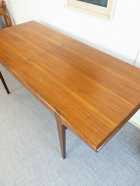 Younger Dining Table Fonseca Rectangle Plank Teak Vintage Mid Century Retro Mcm