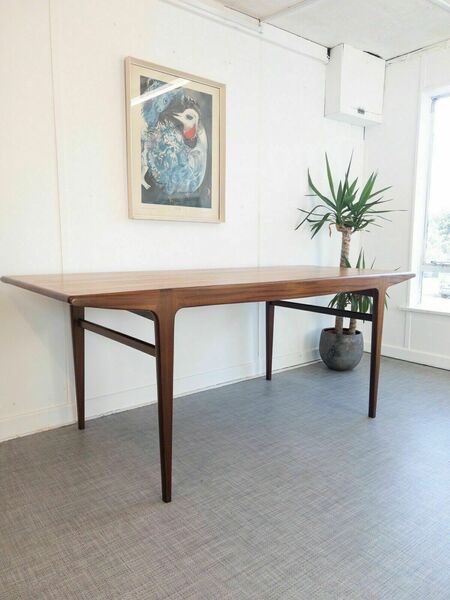 Younger Dining Table Fonseca Rectangle Plank Teak Vintage Mid Century Retro Mcm
