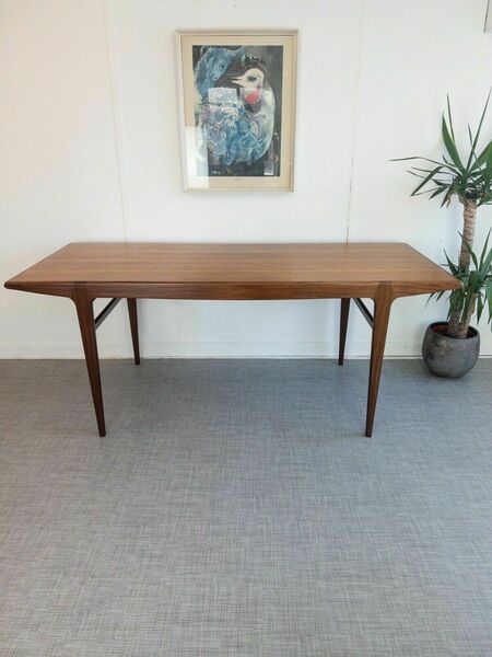 Younger Dining Table Fonseca Rectangle Plank Teak Vintage Mid Century Retro Mcm